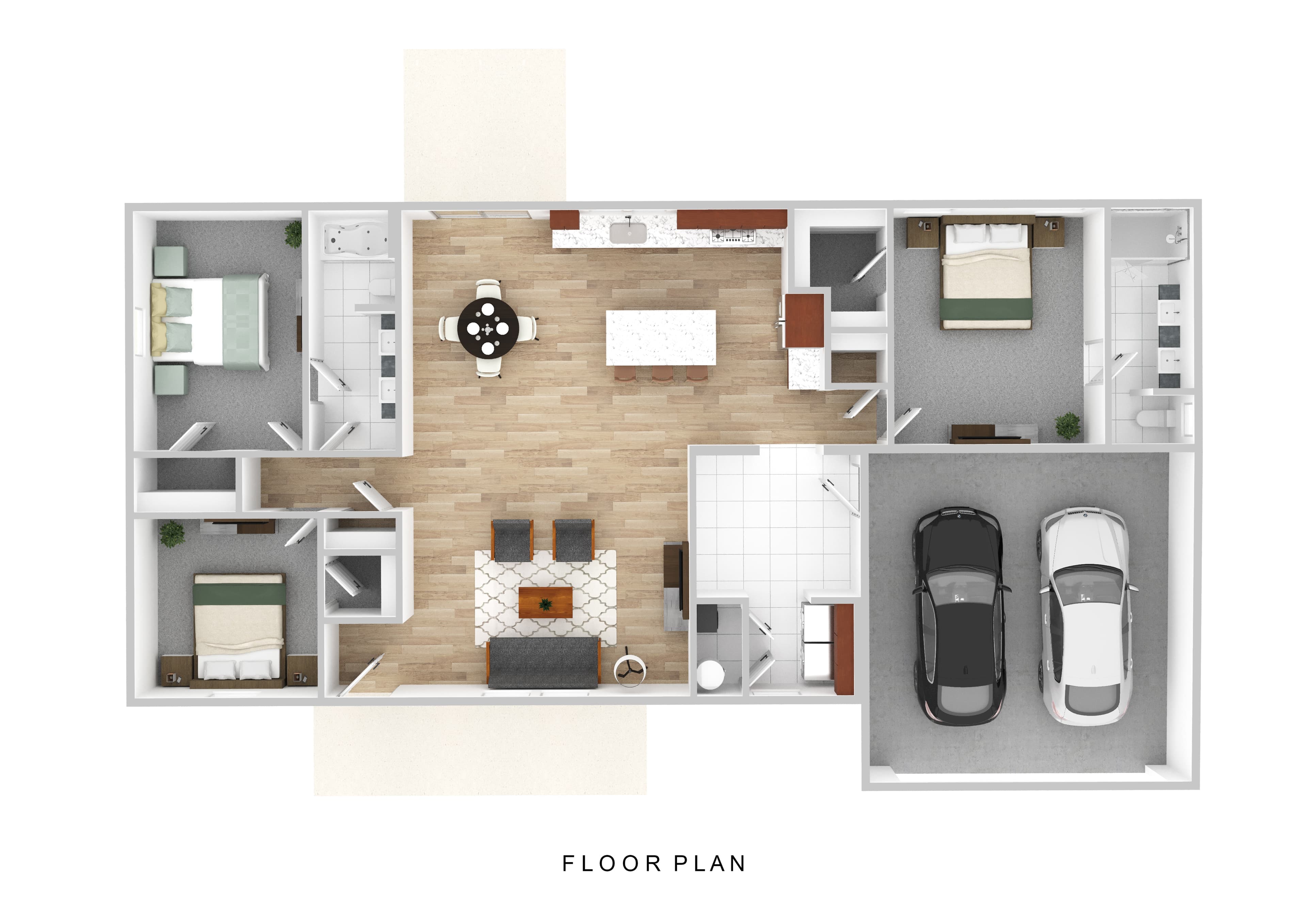 The Heather — floor plan