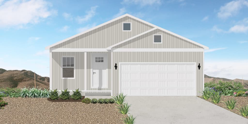 Willow home at sunset