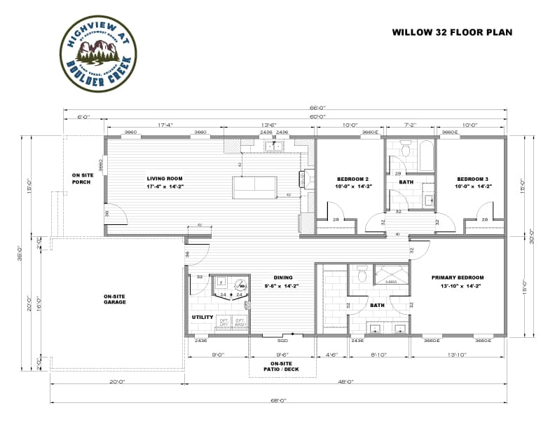 The Willow — floor plan