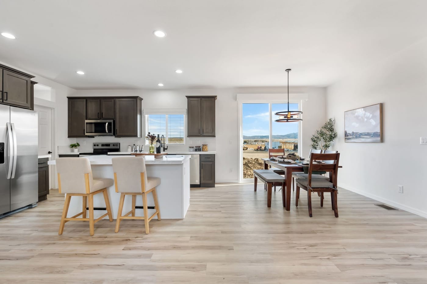 Kitchen and Dining Area